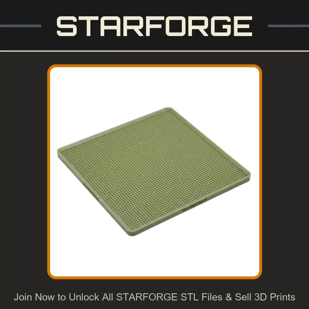 10 Inch Mesh Cover for Reptile Terrarium or Fish Tank - 3D Printable STL File