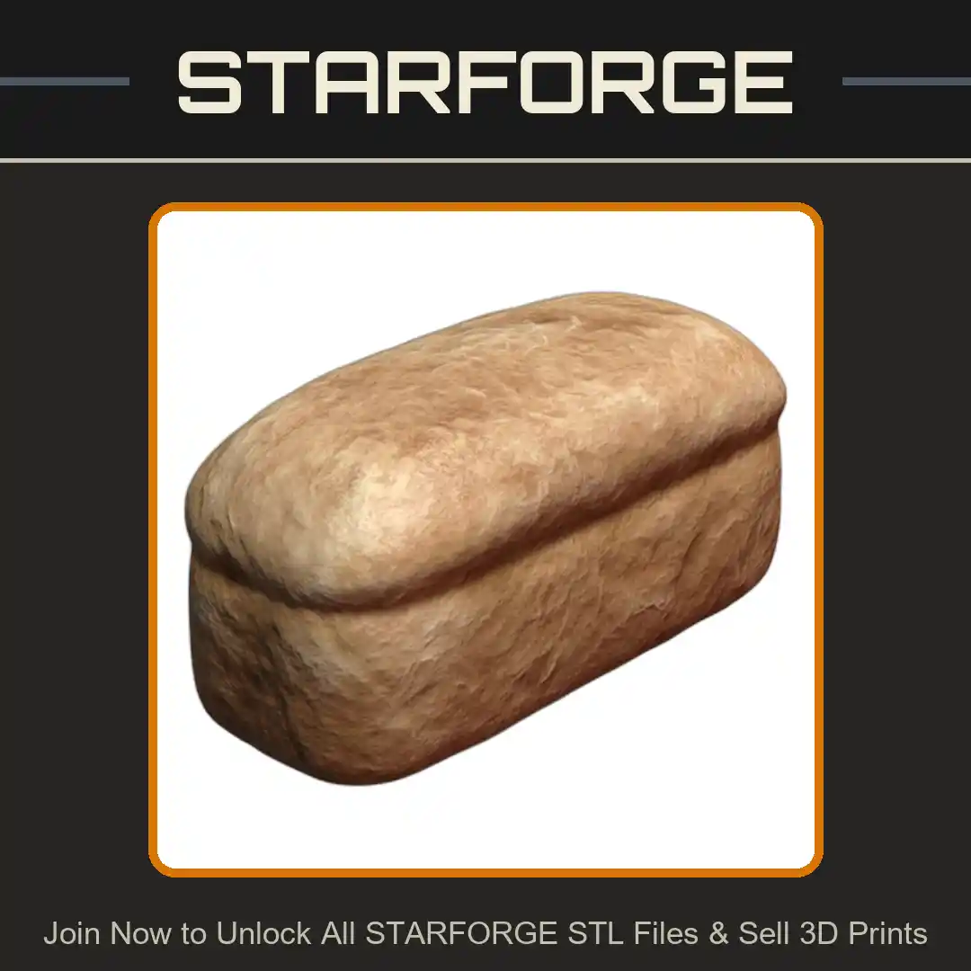 28mm Fantasy Miniature Loaf of Bread DND Tavern Terrain - 3D Printable STL File