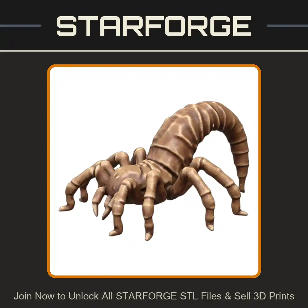 28mm Sci-Fi Insectoid Horror Miniature for Sci-Fi Adventures - 3D Printable STL File