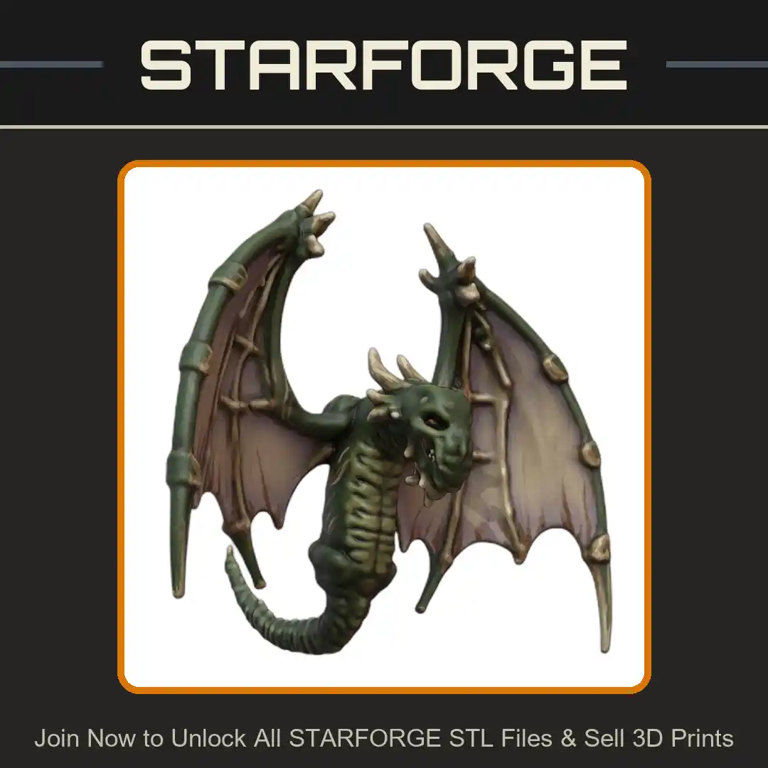 28mm Sci-Fi Undead Beast for Sci-Fi Horror Scenarios - 3D Printable STL File