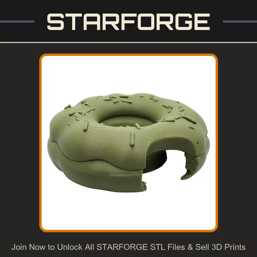 Bitten Frosted Donut Sprinkles Doughnut Iced Pastry Sweet Food Dessert Glazed Bakery - View 1 of 2