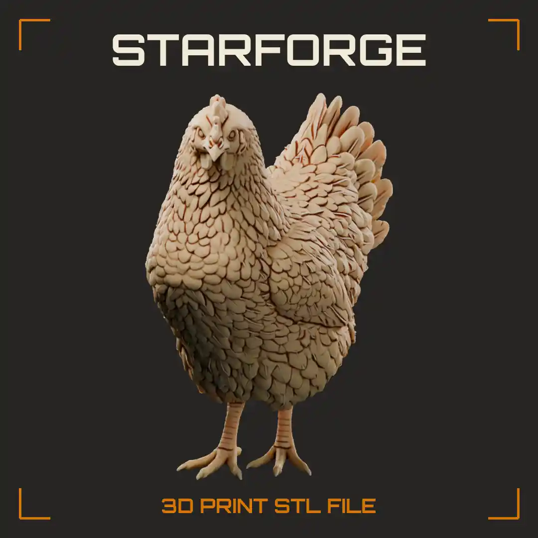 Black Copper Marans Chicken Hen Standing with Single Comb Lightly Feathered Legs and Tail