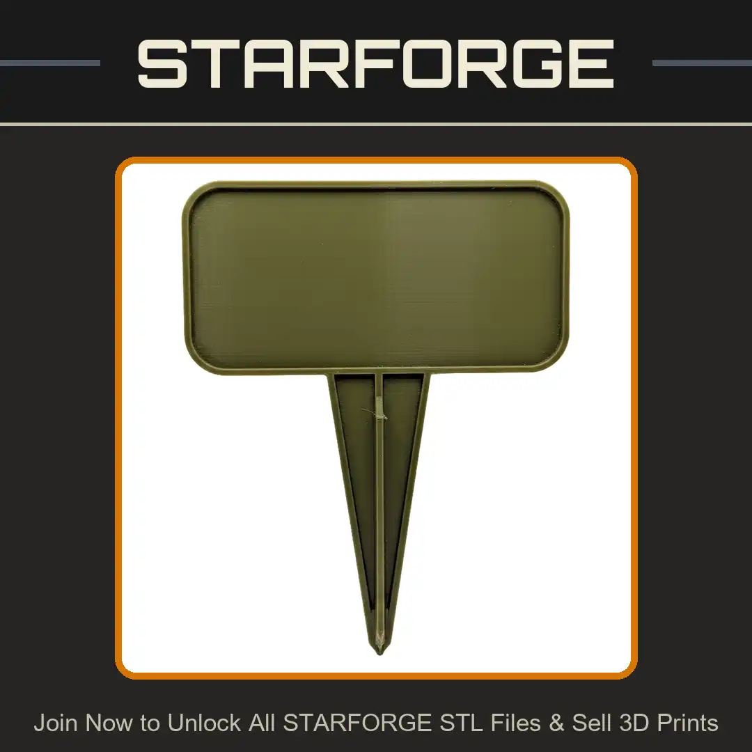 Blank T Shape Plant Label Garden Marker Nursery Tag Seedling Stake Ground Spike Sign - View 1 of 2