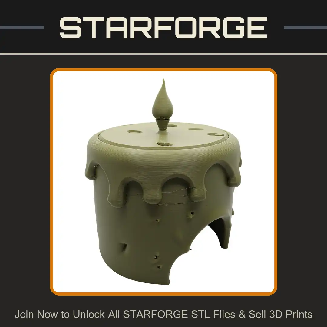 Cake House Candle Cottage Arched Doorway Entrance Icing Frosting Wax Drips Flame Wick - View 1 of 2