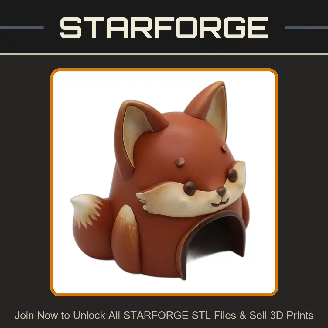 Cat Shaped Hideout Whiskers Ears Tail Cute Design Reptile Fish Tank - 3D Printable STL File