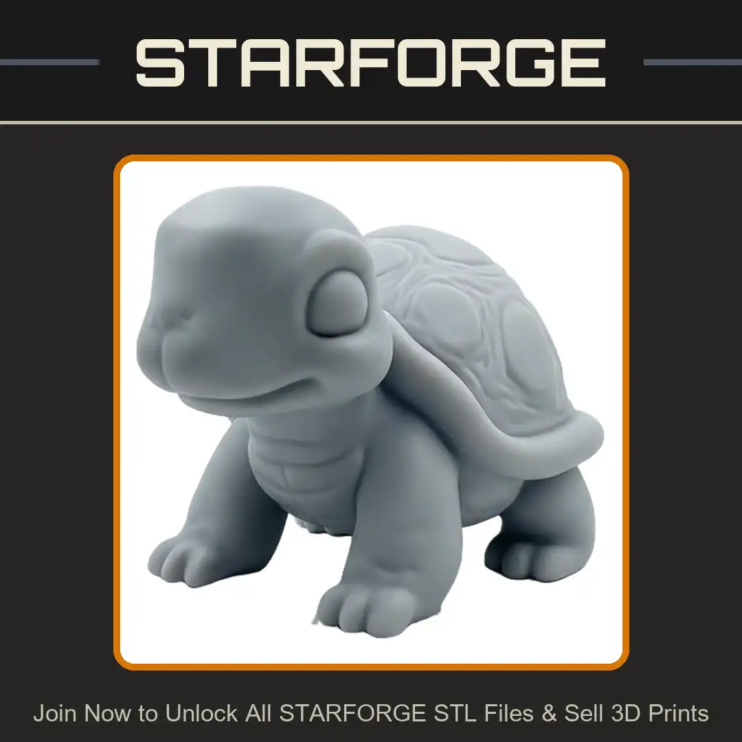 Chibi Baby Turtle Cute Cartoon Tortoise Large Eye Hatchling Plated Shell Walking Reptile - View 1 of 2