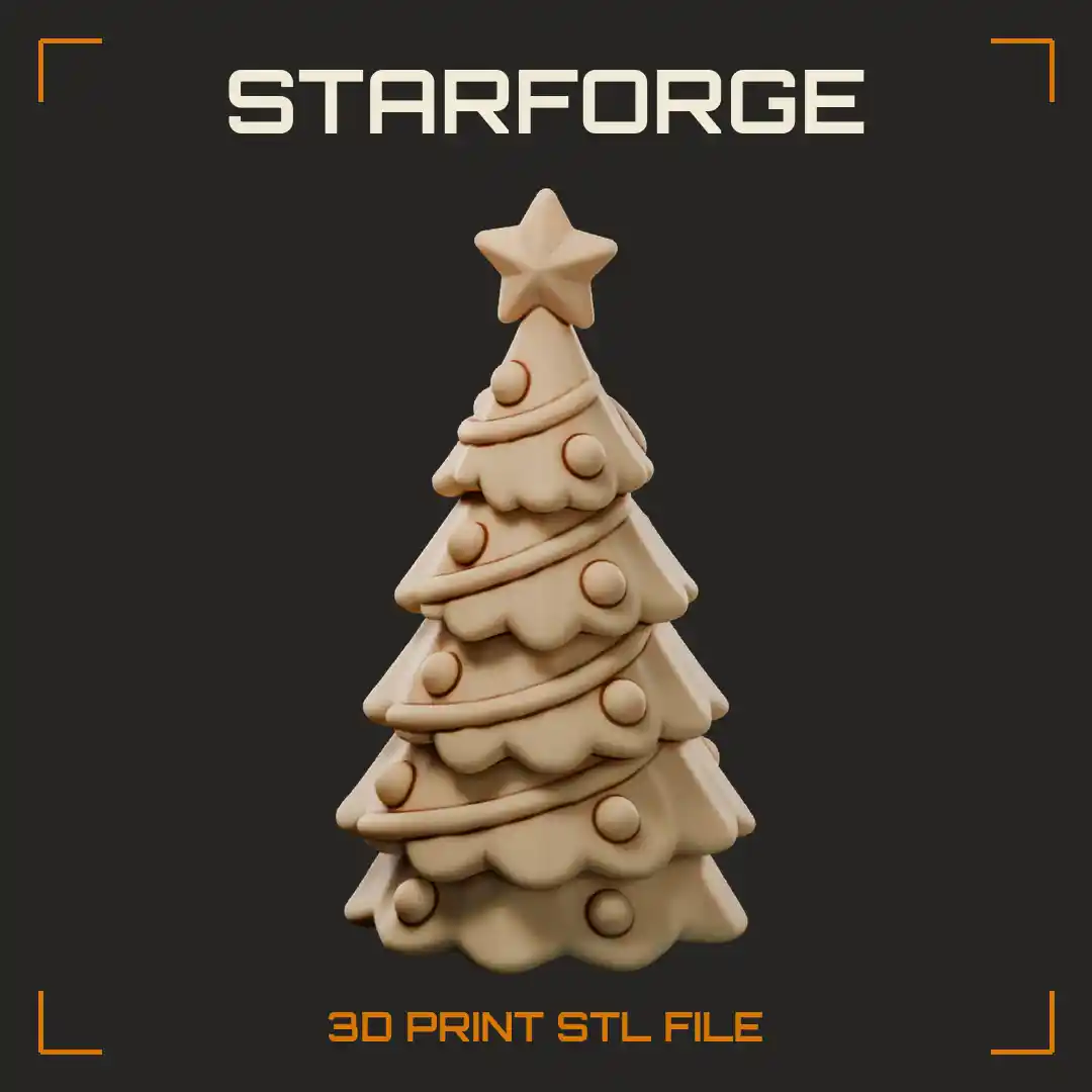 Christmas Tree Coaster With Layered Boughs Star Top Trunk And Raised Rim