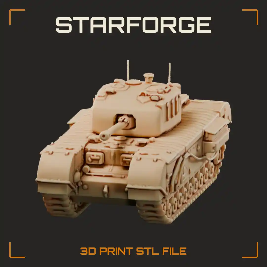 Churchill Mk IV Infantry Tank with Cast Turret Long Track Horns and Side Escape Doors