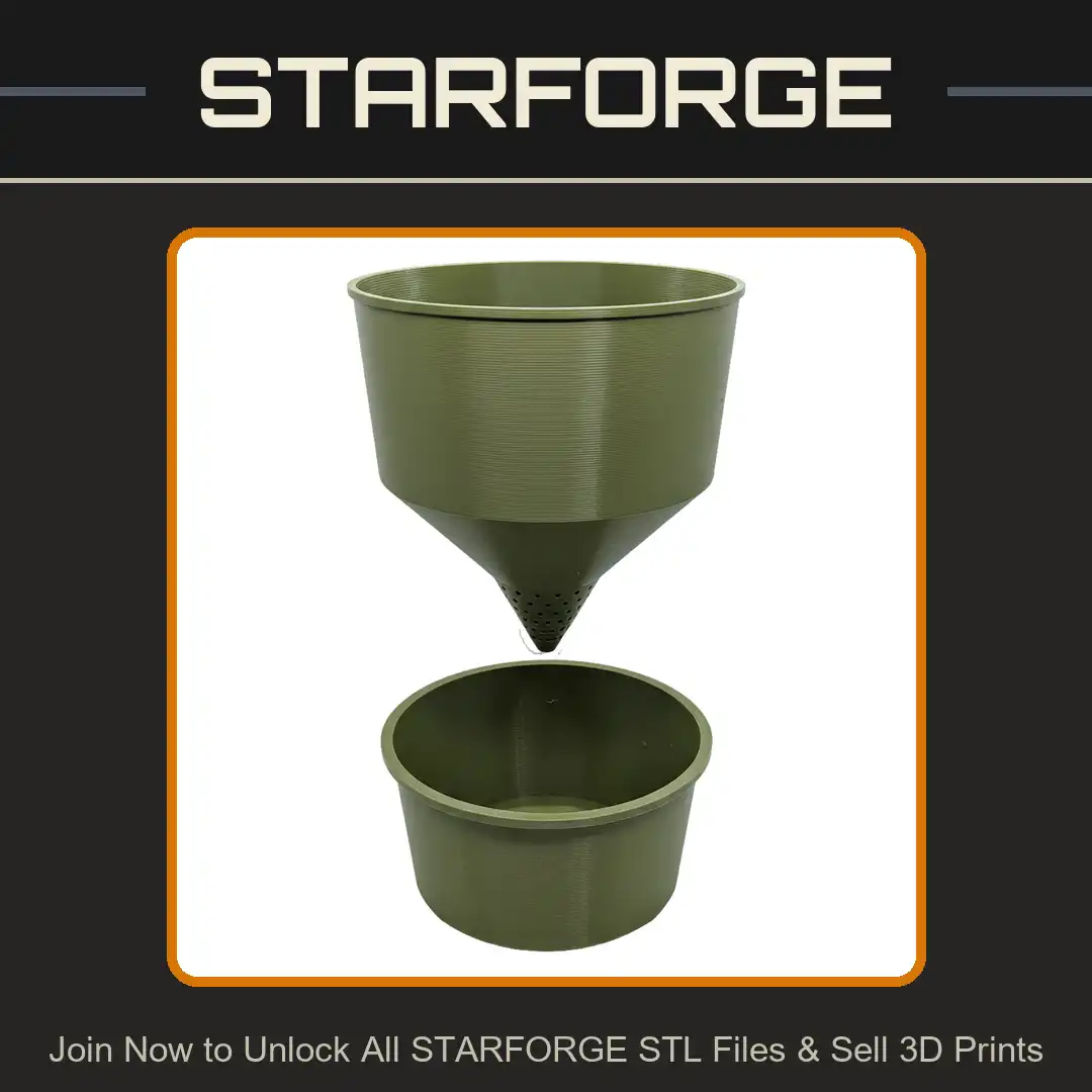 Conical Filter Funnel Perforated Strainer Sieve Tip Matching Dripper Bowl Basin - View 1 of 4