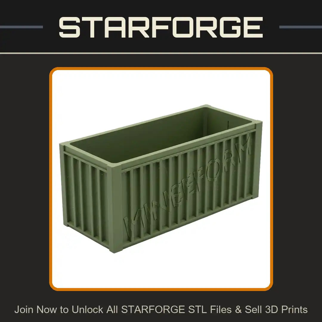 Corrugated Shipping Container Open Top Cargo Crate Industrial Bin Miniform Freight Skip - View 1 of 2