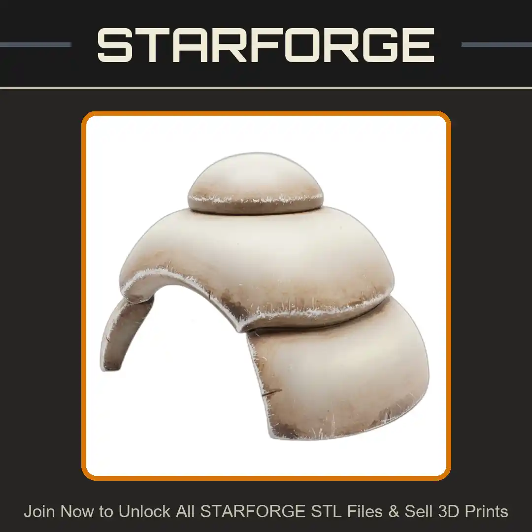 Curved Dome Structure Smooth Surface Archway Entrance Reptile Fish Tank - 3D Printable STL File