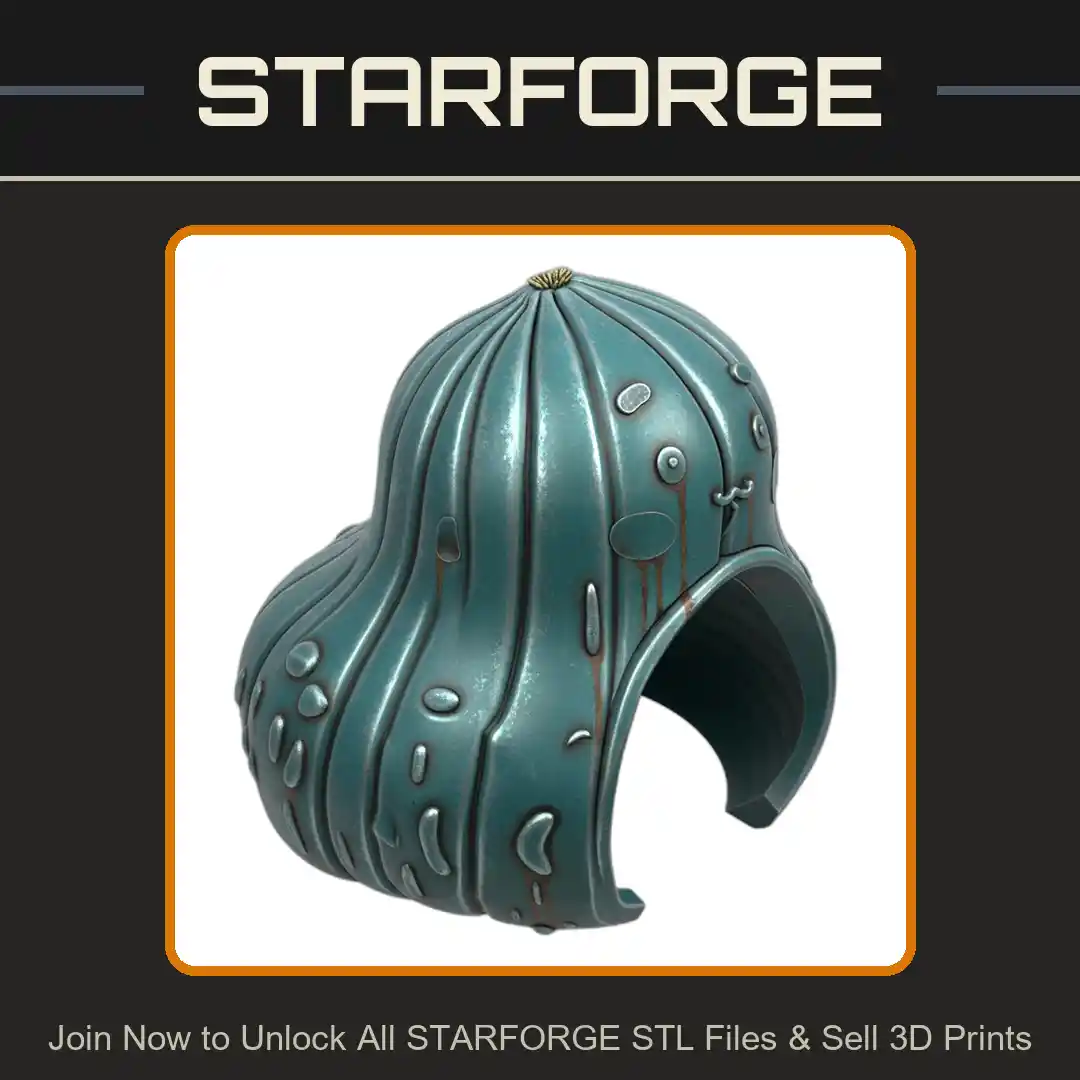 Cute Cartoon Mushroom House Rounded Entrance Smiling Expression Reptile Fish Tank - 3D Printable STL File