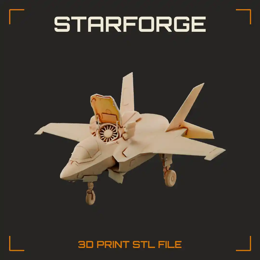 F-35B Stealth Fighter Jet with Open Lift Fan Doors Swiveling Nozzle and Landing Gear