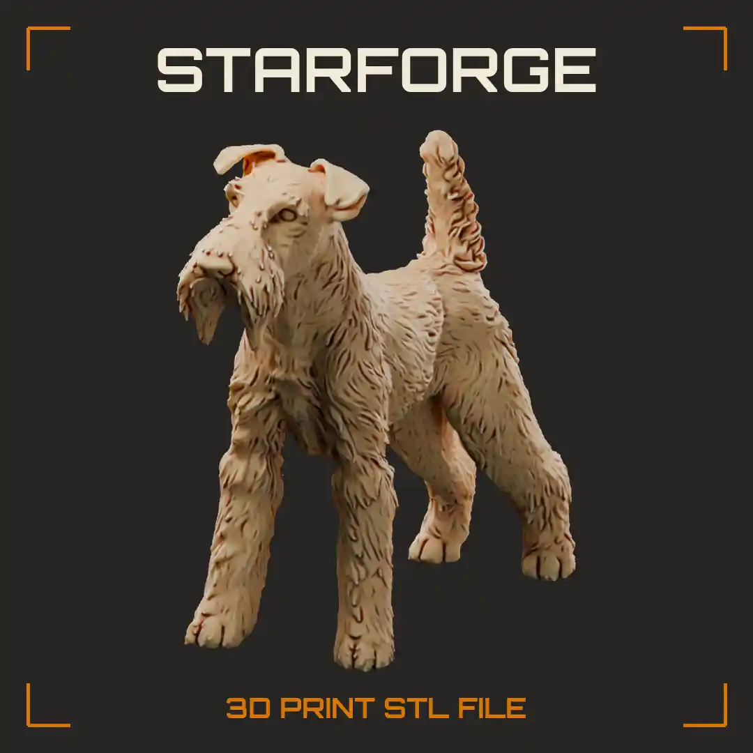 Fox Terrier Standing in Show Stance with Tan Head Black Saddle Patch and Upright Tail