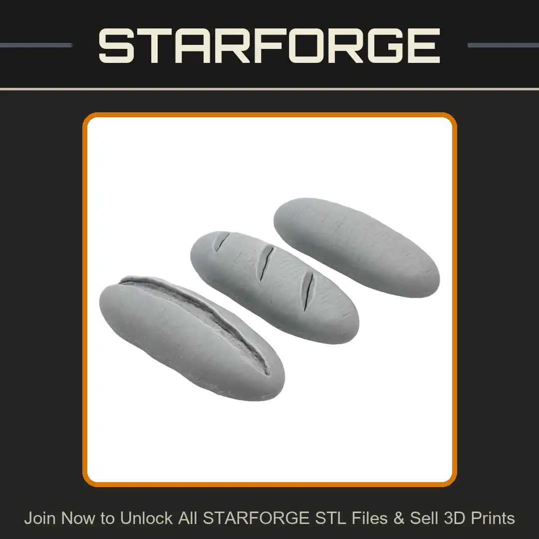 French Italian Bread Loaf Baguette Batard Scored Slashed Split Rustic Bakery Food - View 1 of 4