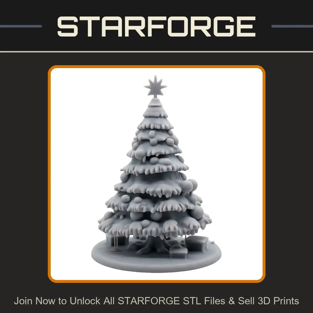 Funny Christmas Tree Star Topper Snow Tiered Branches Ornaments Gifts Presents Butt - View 1 of 2