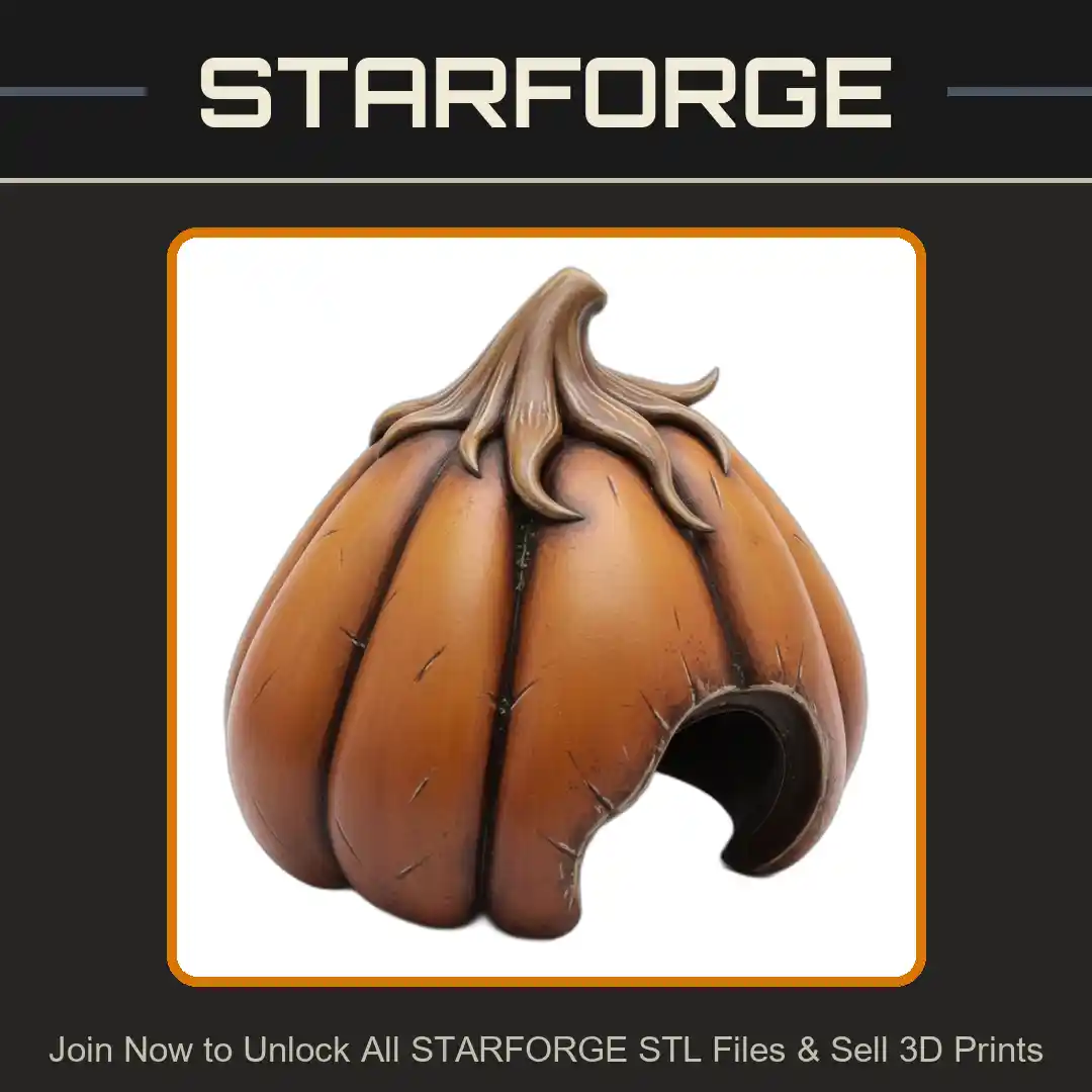 Garlic Shaped Cozy Dome Entrance Organic Texture Reptile Fish Tank - 3D Printable STL File