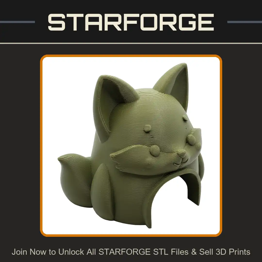 Kawaii Kitsune Fox Hood Chibi Neko Shiba Mask Helmet Pointy Ears Bushy Tail Paws - View 1 of 2