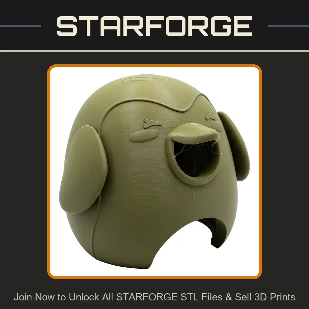 Kawaii Laughing Penguin Chibi Bird Open Mouth Happy Smiling Chubby Beak Flippers Keycap - View 1 of 2