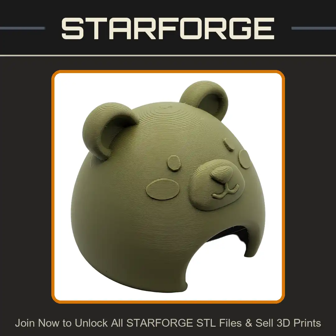 Kawaii Teddy Bear Head Helmet Chibi Animal Mask Costume Cosplay Hood Muzzle Snout Ears - View 1 of 2