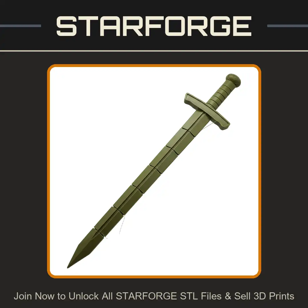 Knightly Longsword Arming Sword Tapered Segmented Blade Ribbed Grip Oval Pommel Straight Crossguard - View 1 of 2