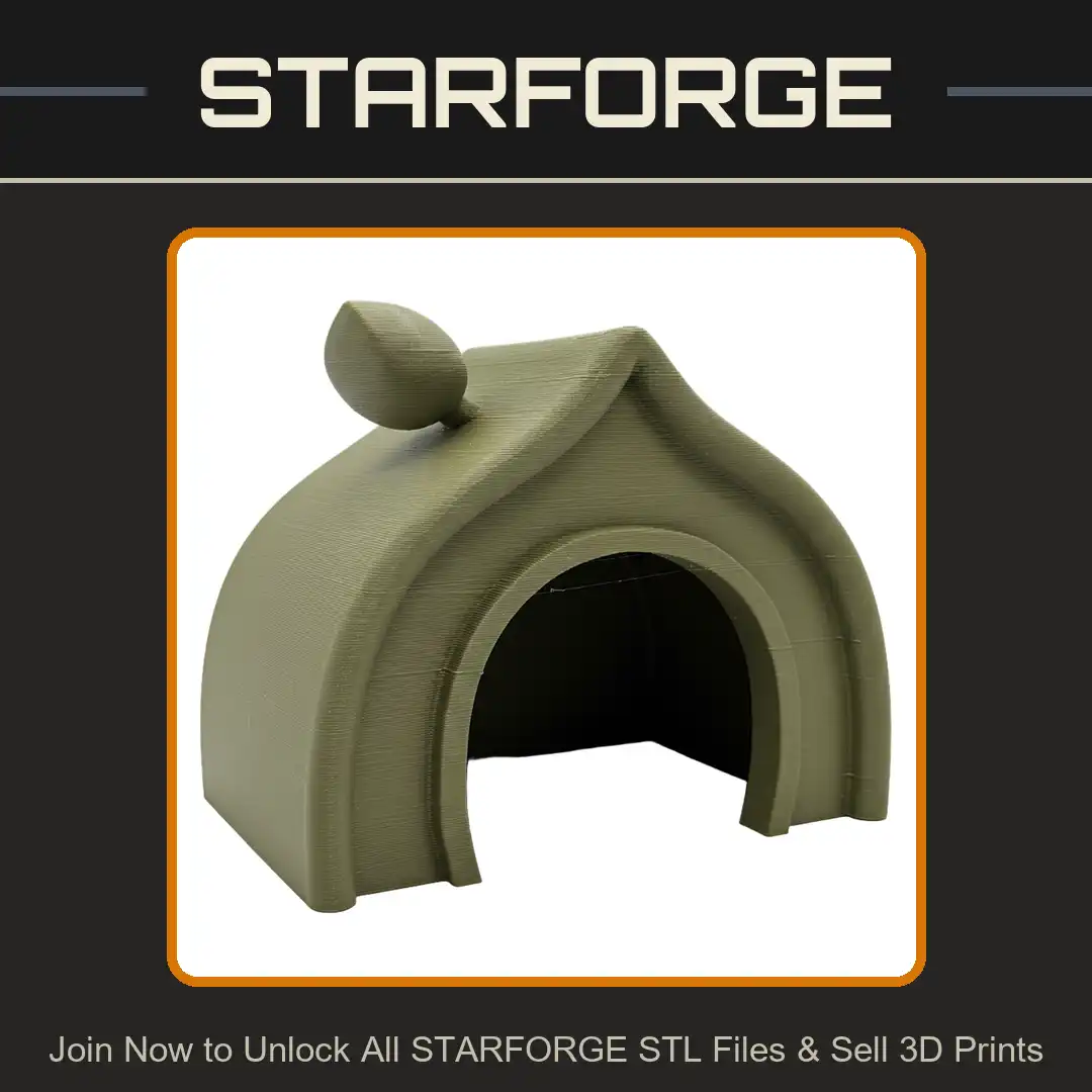 Leaf Roof Teardrop Arched Doorway Organic Woodland Garden Hut Onion Dome Cottage - View 1 of 2