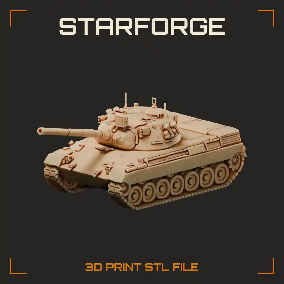 Leopard 1 Main Battle Tank with Cast Turret 105mm Gun and Seven Road Wheels