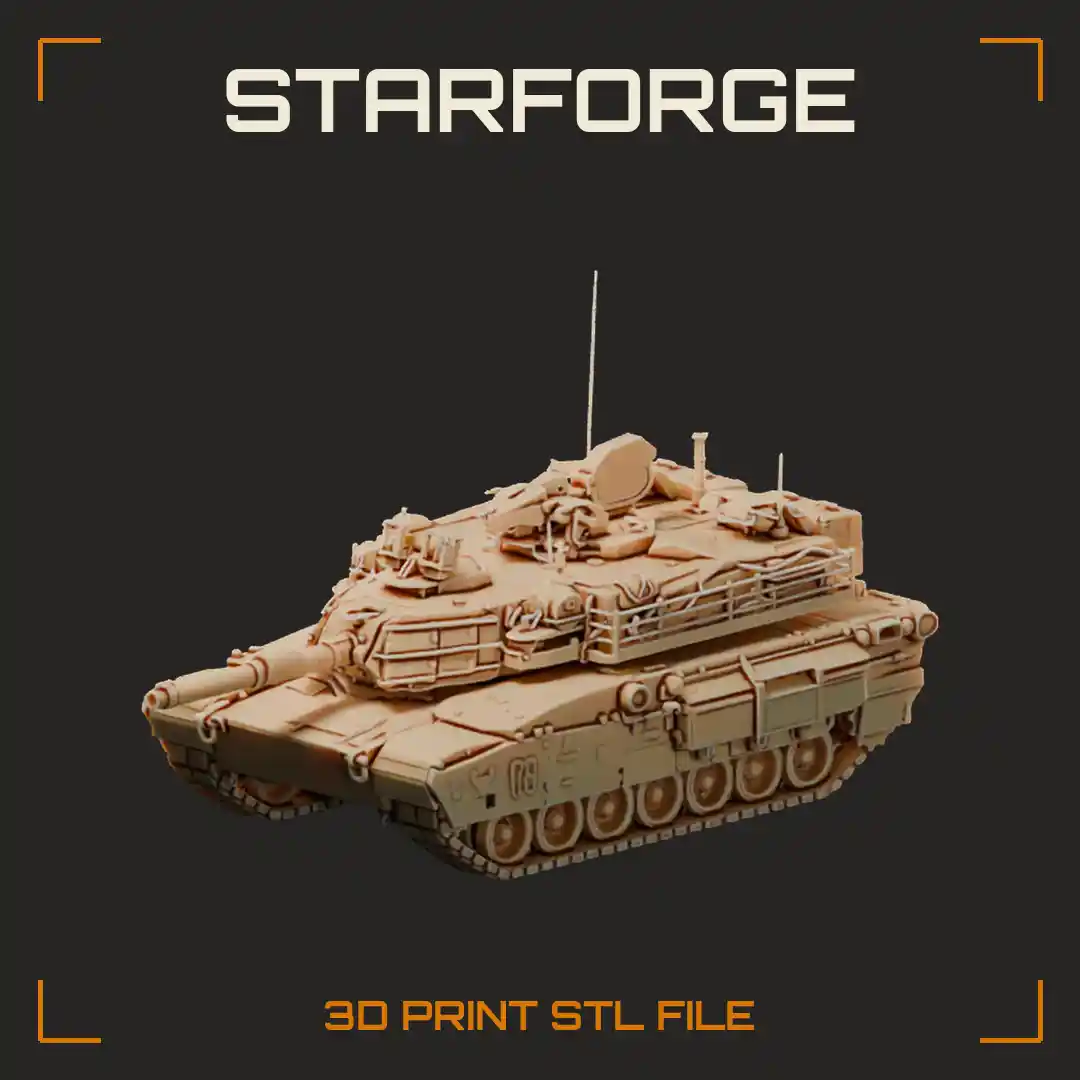M1A2 SEP Main Battle Tank with Angular Composite Turret 120mm Gun and Turret Bustle Rack