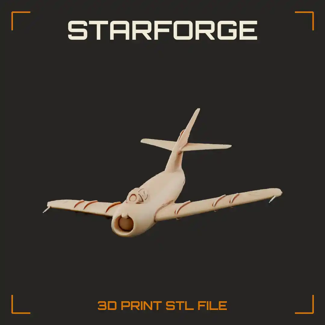 MiG-17 Fresco Swept Wing Jet Fighter with Nose Intake Wing Fences and Tall Swept Tail