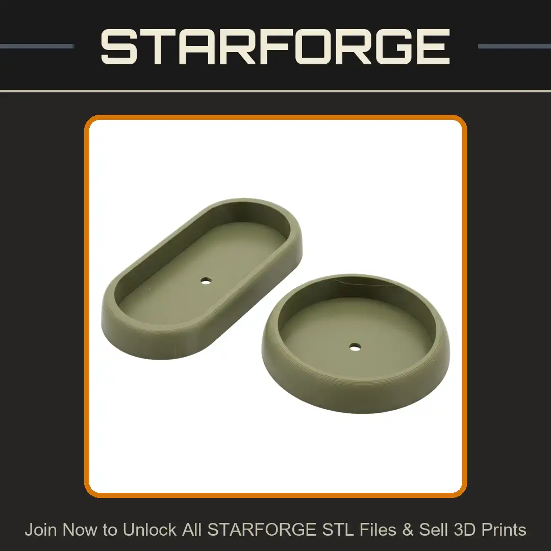 Minimalist Oval Round Pill Stadium Planter Saucer Drainage Hole Succulent Pot Tray Dish - View 1 of 3