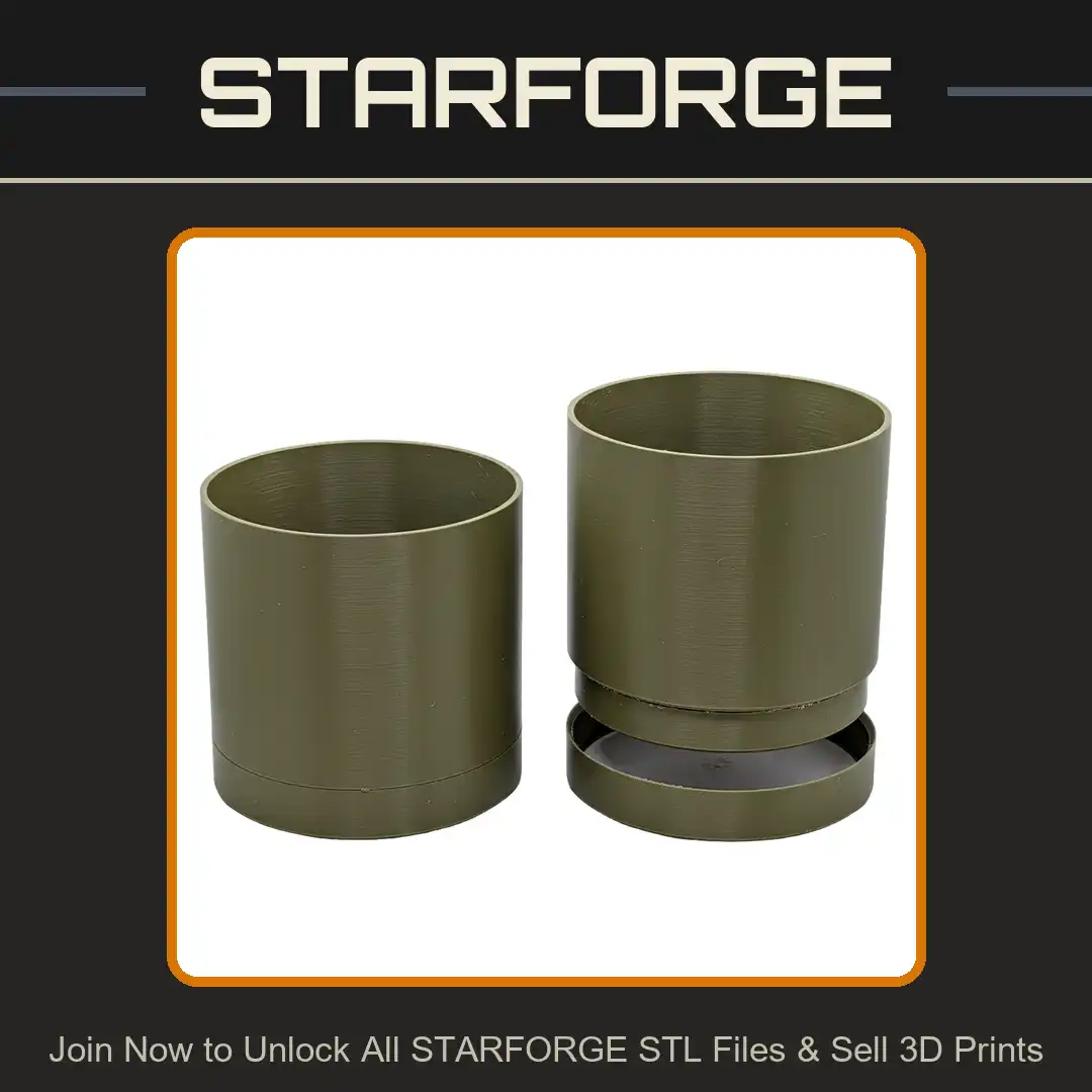 Modern Minimalist Cylindrical Planter Pot Detachable Saucer Base Tray Drainage Succulent Round - View 1 of 3