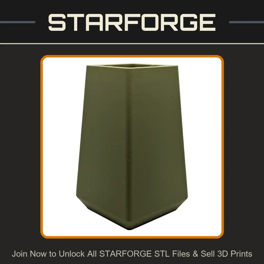 Modern Tapered Rectangular Planter Geometric Minimalist Brutalist Concrete Pitted Pot - View 1 of 2