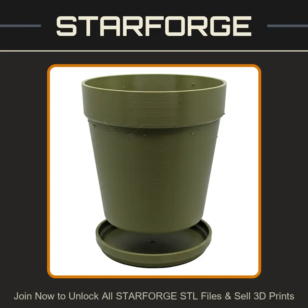 Modern Tapered Succulent Houseplant Flower Pot Planter Saucer Drainage Drip Tray Rimmed - View 1 of 3