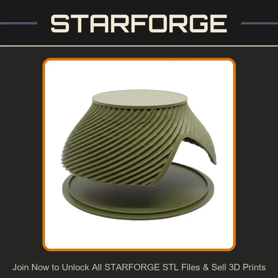 Moon Shaped Reptile Hide Humidity Box for Terrariums - 3D Printable STL File