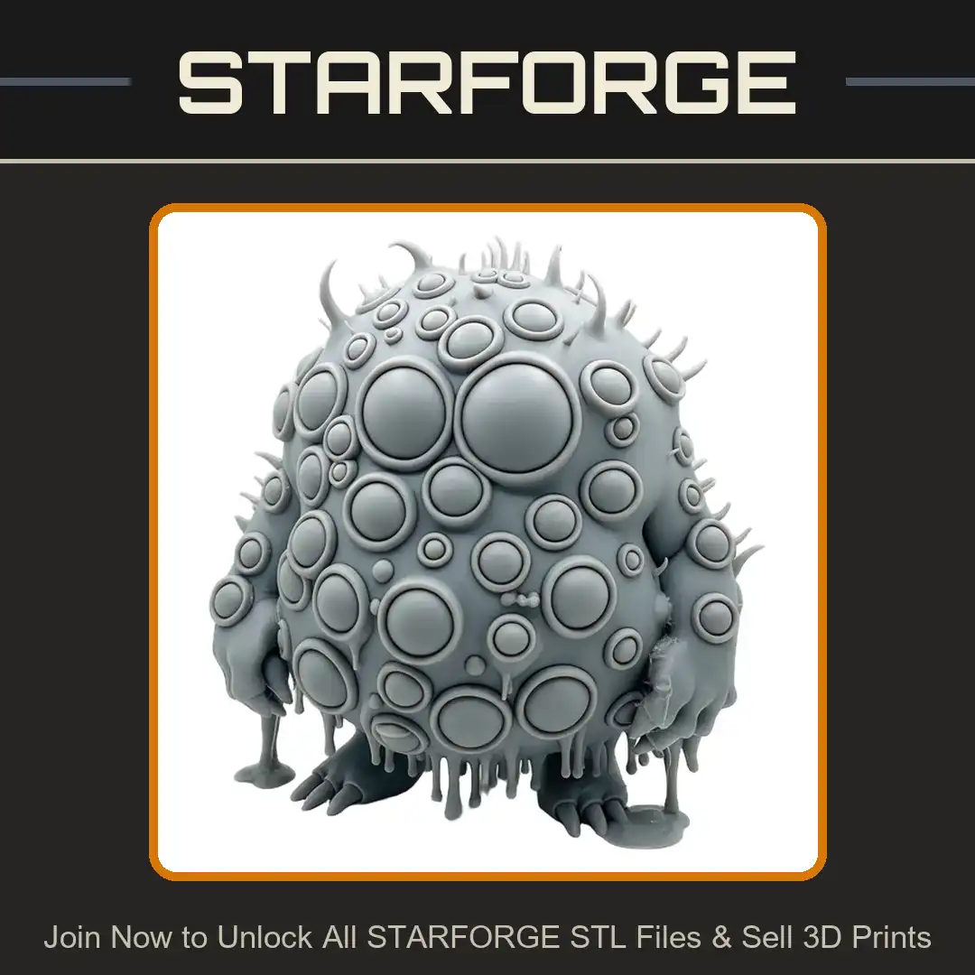 Multi Eyed Melting Dripping Slime Ooze Blob Spiked Clawed Eyeball Aberration Flesh Monster - View 1 of 2