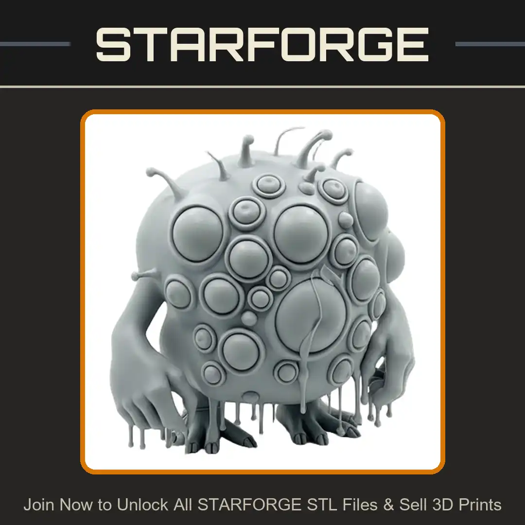 Multi Eyed Mutant Eye Beast Ooze Slime Dripping Melting Flesh Aberration Stalks - View 1 of 2