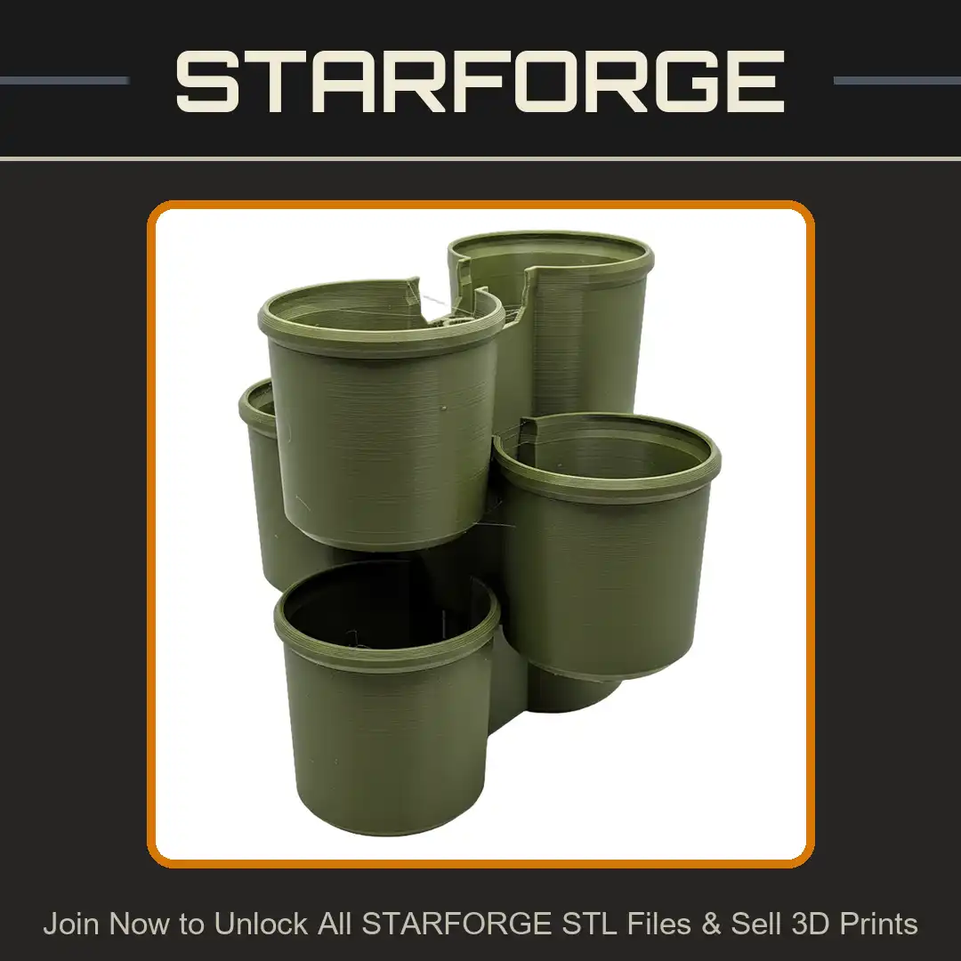 Multi Tiered Vertical Tower Planter Five Pocket Staggered Cylinder Flower Pot - View 1 of 2