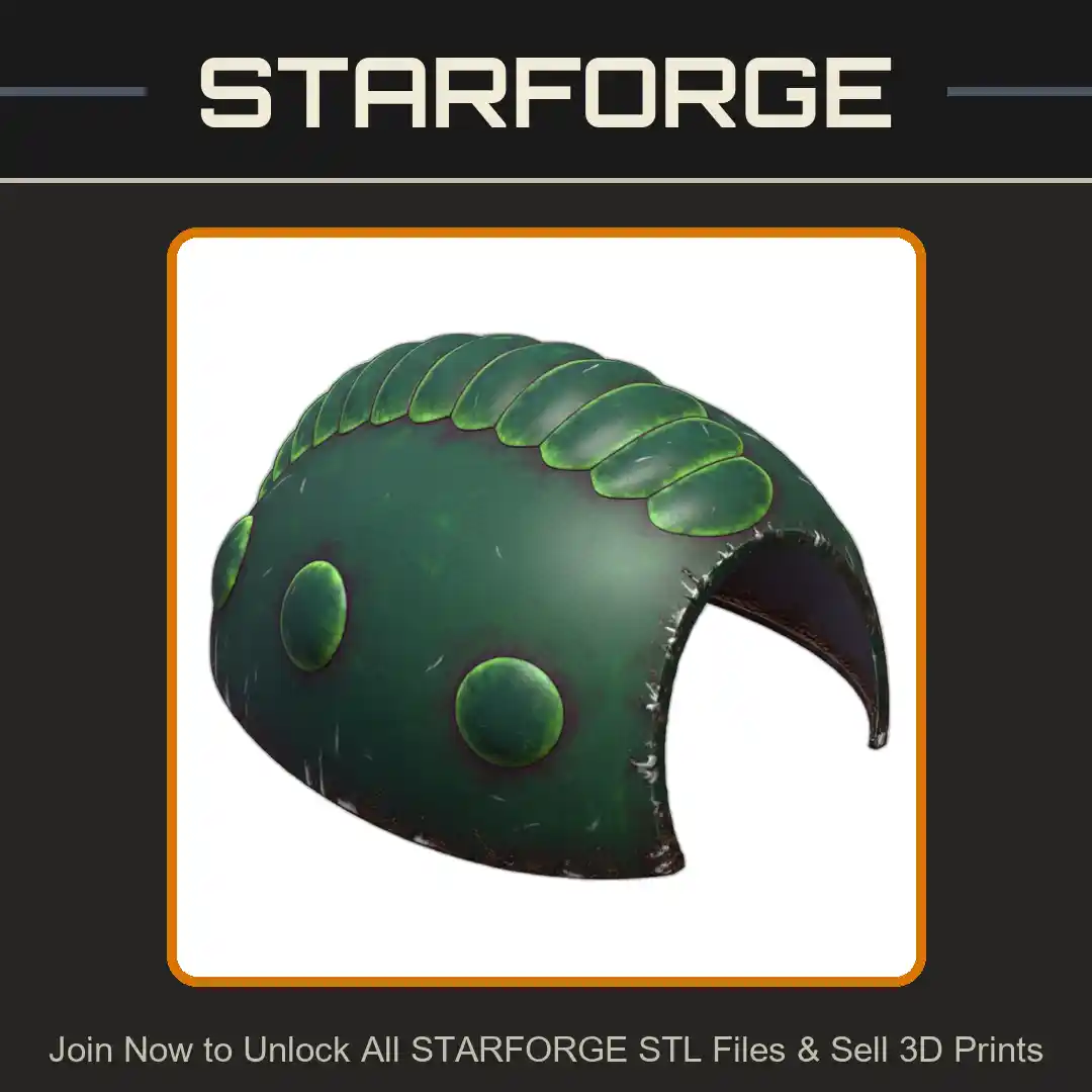 Nausicaa Valley of the Wind Ohmu Alien Insect Shell Reptile Pet Hide - 3D Printable STL File