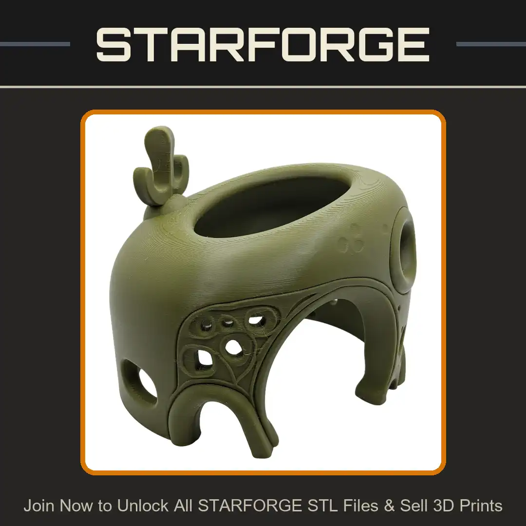 Organic Biomorphic Arched Hut Dwelling Cellular Cactus Trident Topper Craters Portals Pod - View 1 of 2