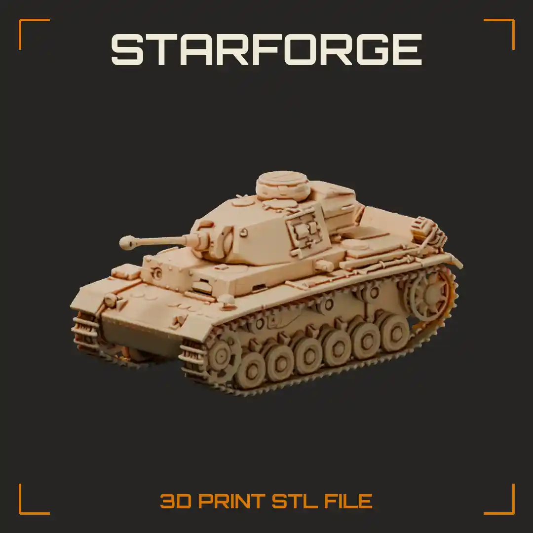 Panzer III Ausf J Medium Tank With Long 50mm Gun And Torsion Bar Road Wheels