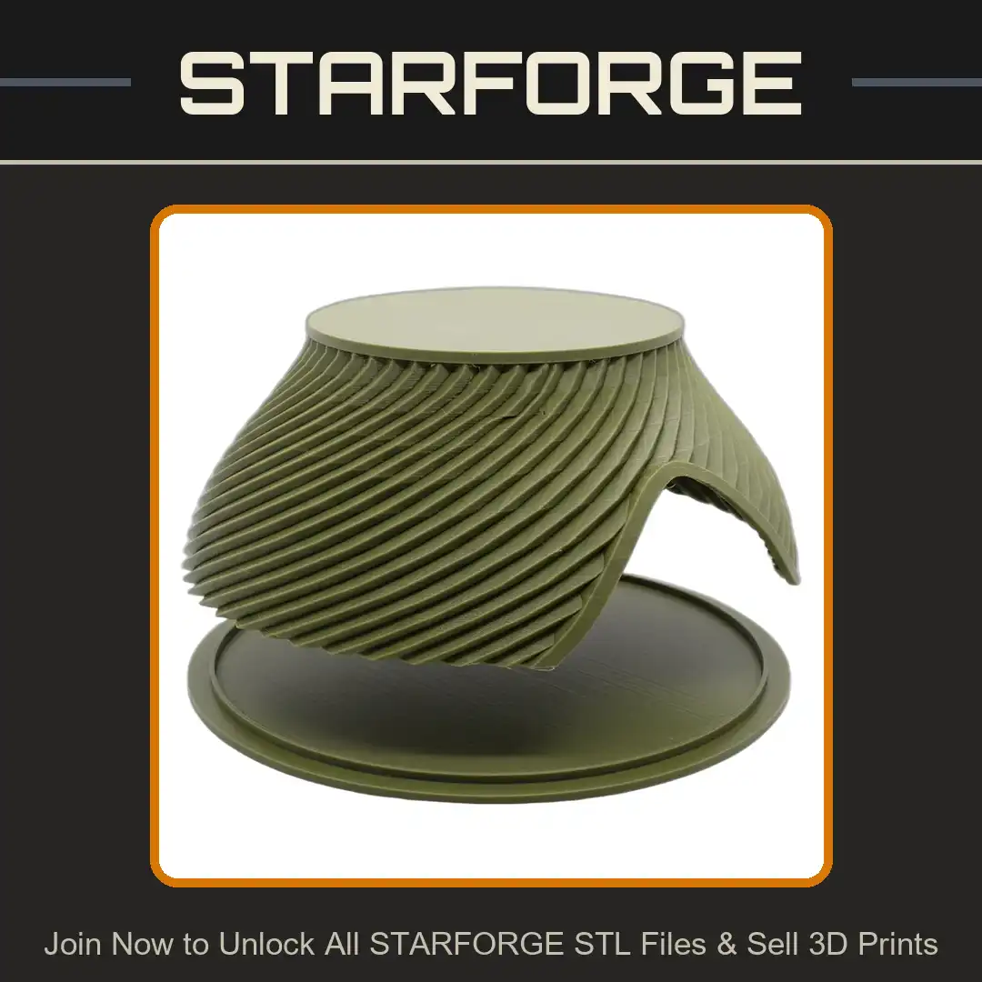 Parametric Ribbed Pavilion Slatted Architectural Gazebo Arched Entrance Tiered Pedestal - View 1 of 3