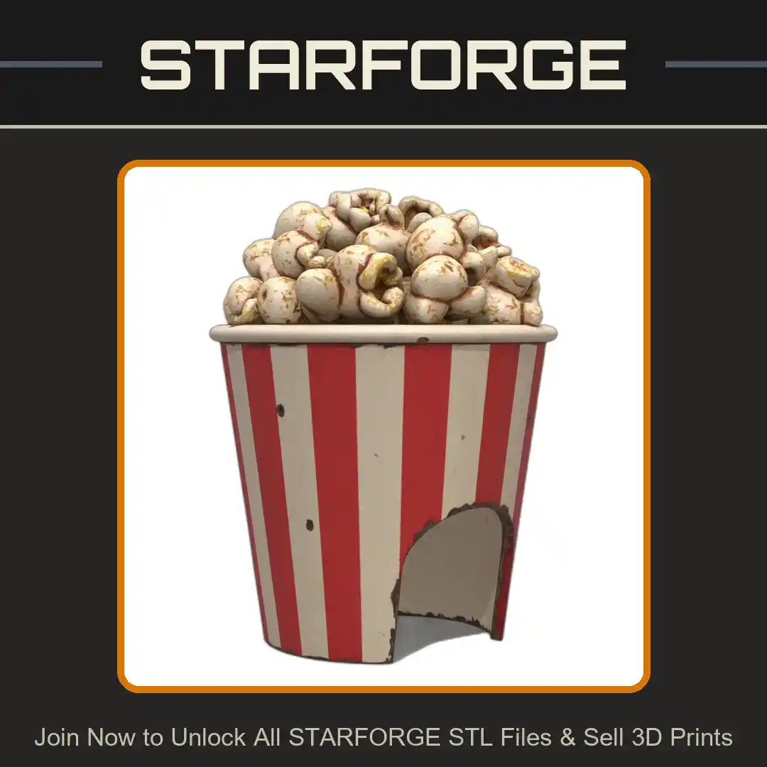 Popcorn Shaped Terrarium Decorations Reptile Pet Hide Design - 3D Printable STL File