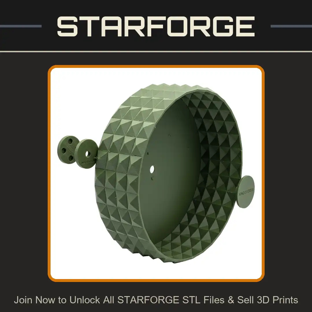 Pyramid Studded Spiked Wheel Roller Ring Gear Serrated Treaded Hub Mineeform Disc - View 1 of 5