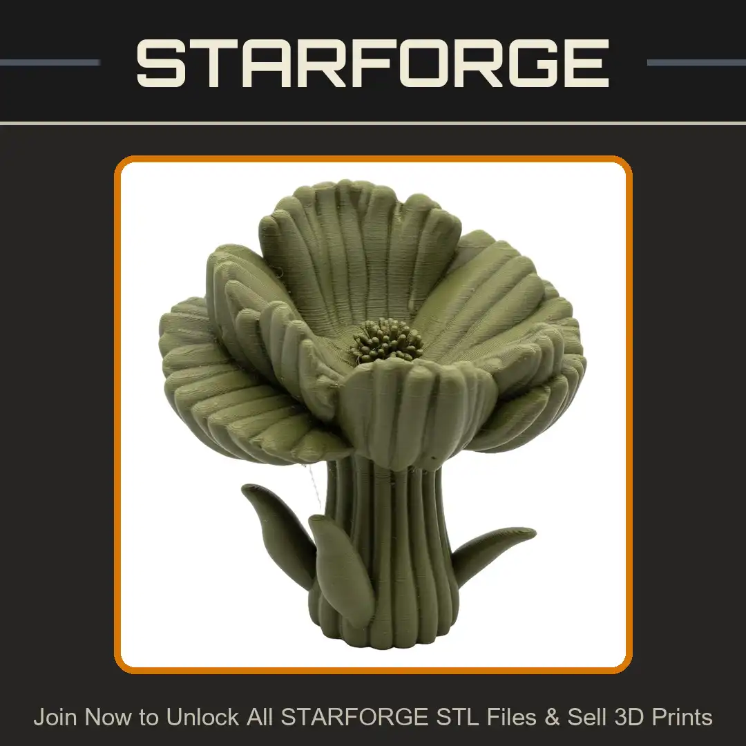 Ribbed Stalk Flora Flower Petals Mushroom Fungus Toadstool Plant Bud Anemone Bloom - View 1 of 2