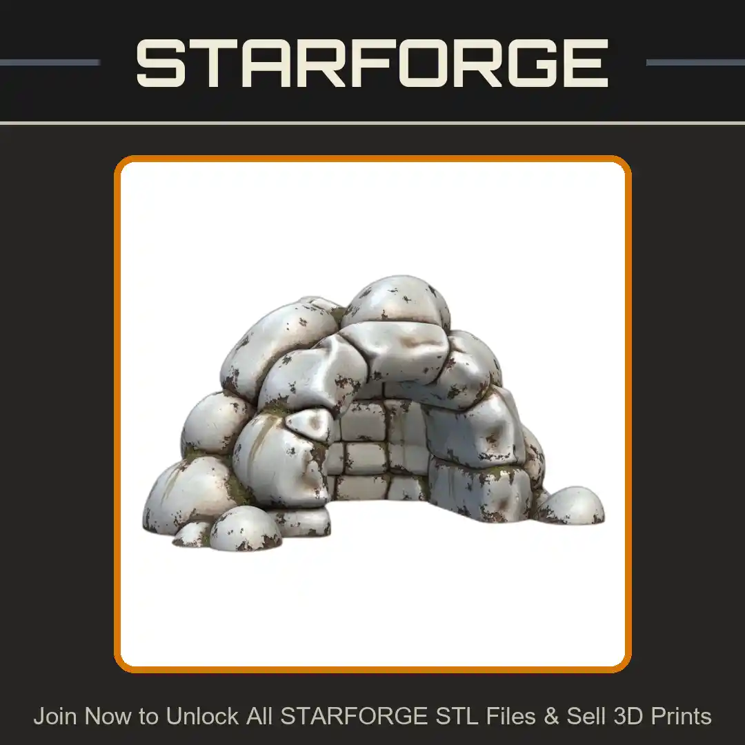 Rocky Dome Pet Hide for Reptile and Small Animal Habitats - 3D Printable STL File