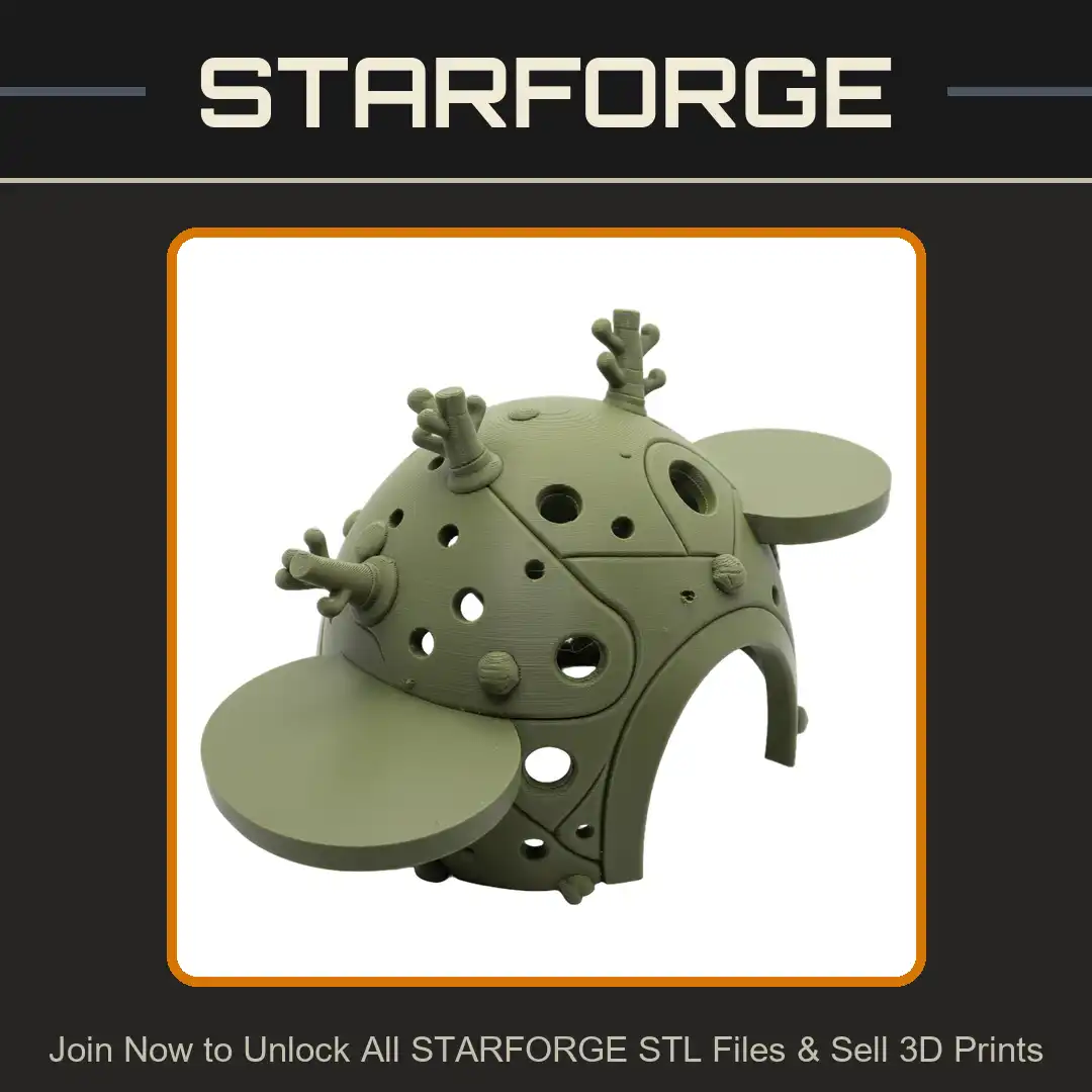 Scavenged Scrap Diver Helmet Coral Horns Porthole Double Brim Plate Armor Cap - View 1 of 2