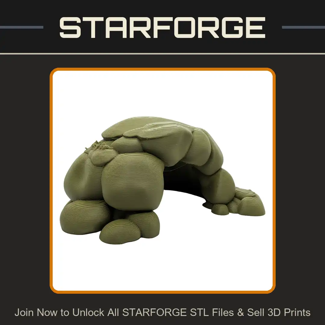 Segmented Spined Arched Fleshy Alien Tick Water Bear Armored Carapace Grub Mutant - View 1 of 2