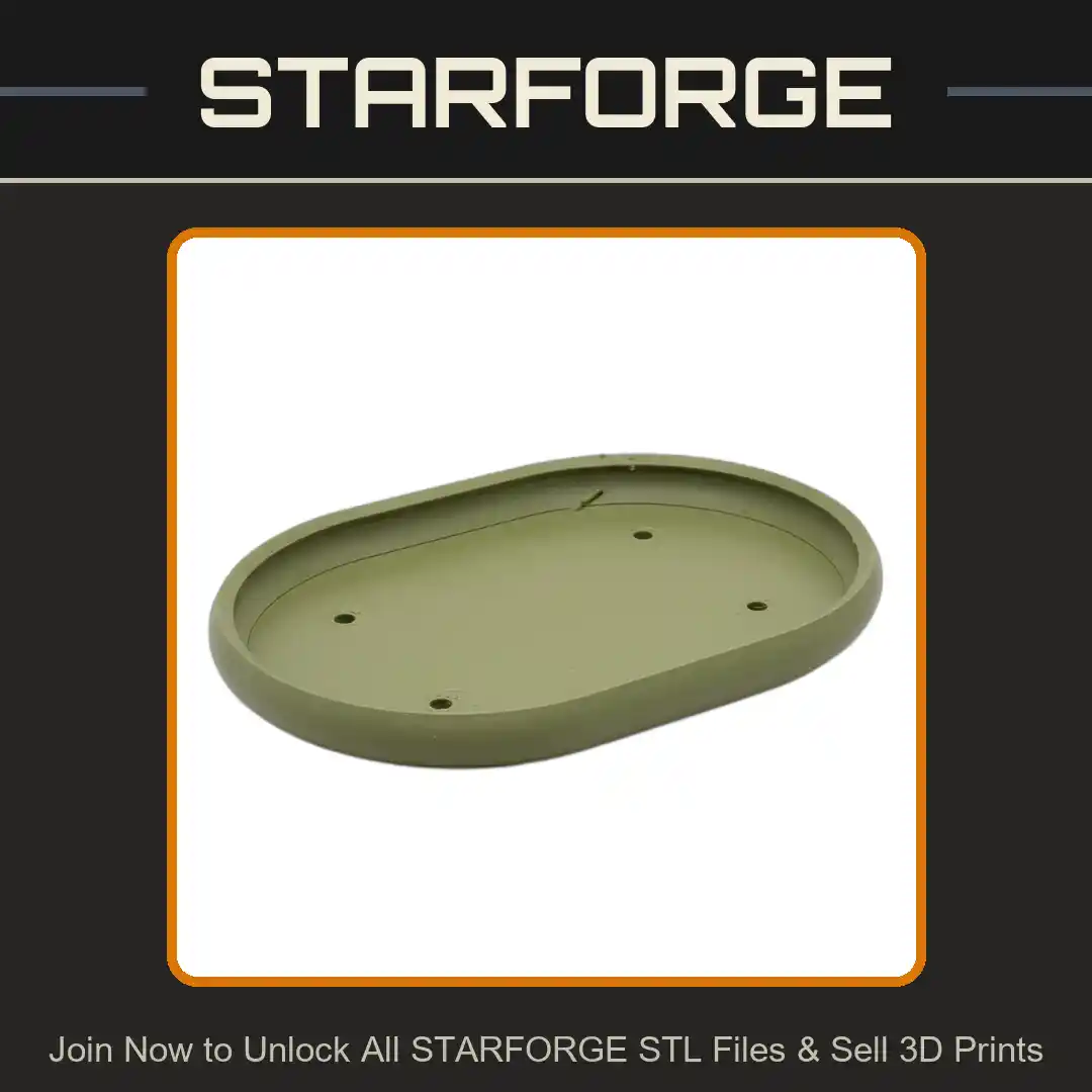 Shallow Bonsai Tray with Drains for Planter Support - 3D Printable STL File