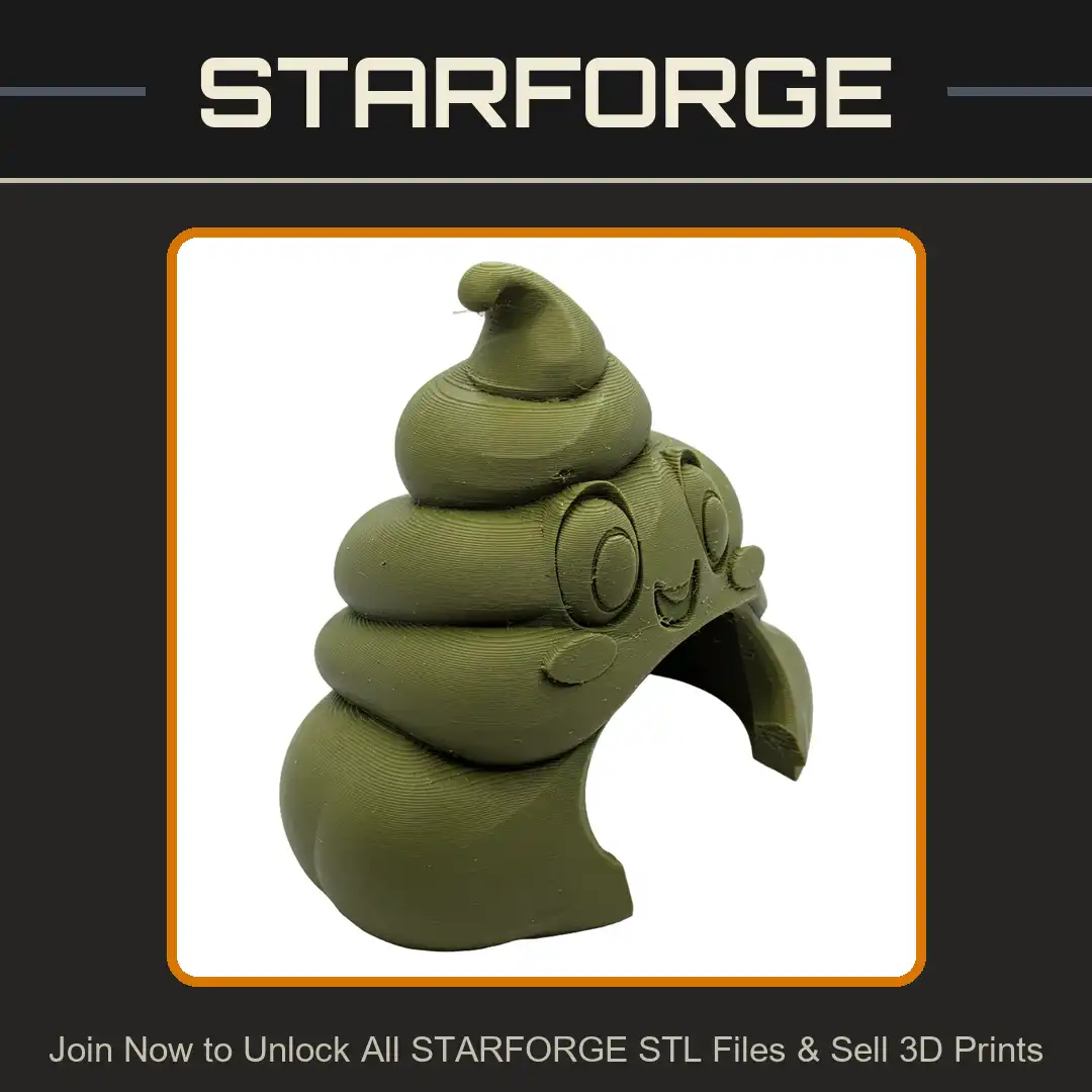 Smiling Poop Emoji Swirl Kawaii Happy Turd Character Mascot Bathroom Toilet Holder Stand - View 1 of 2