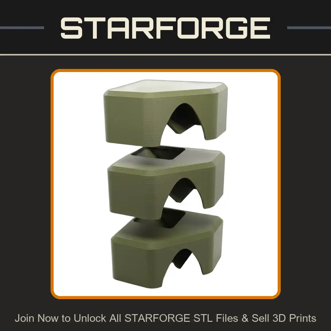 Stackable Interlocking Modular Block Arched Ribbed Brutalist Architectural Pillar Column - View 1 of 3